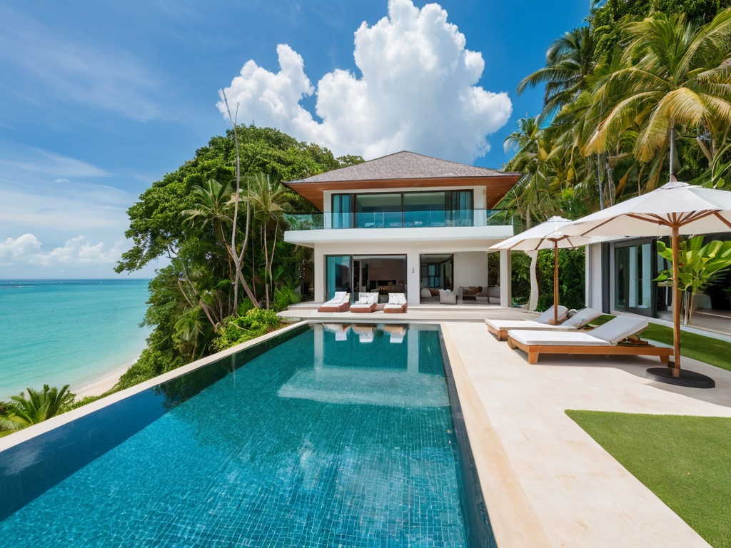 Luxury Beachfront 5BR Villa in Choeng Mon