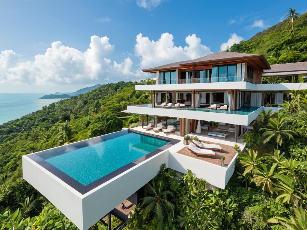 Luxury Beachfront Villa in Bophut