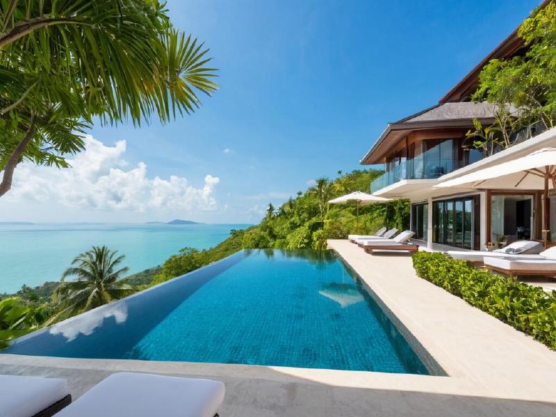 Luxury 7BR Hillside Villa with Ocean Views