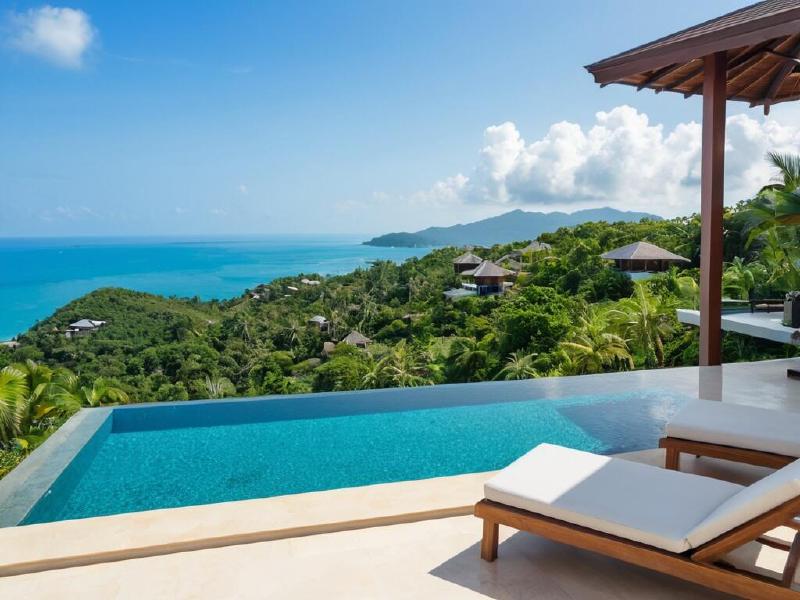 Luxury 7BR Hillside Villa with Ocean Views